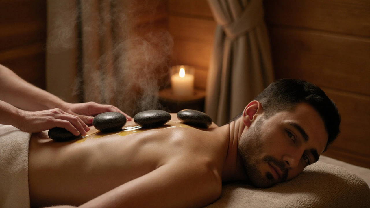 Masáž lávovými kameny: jak funguje a proč je tak oblíbená