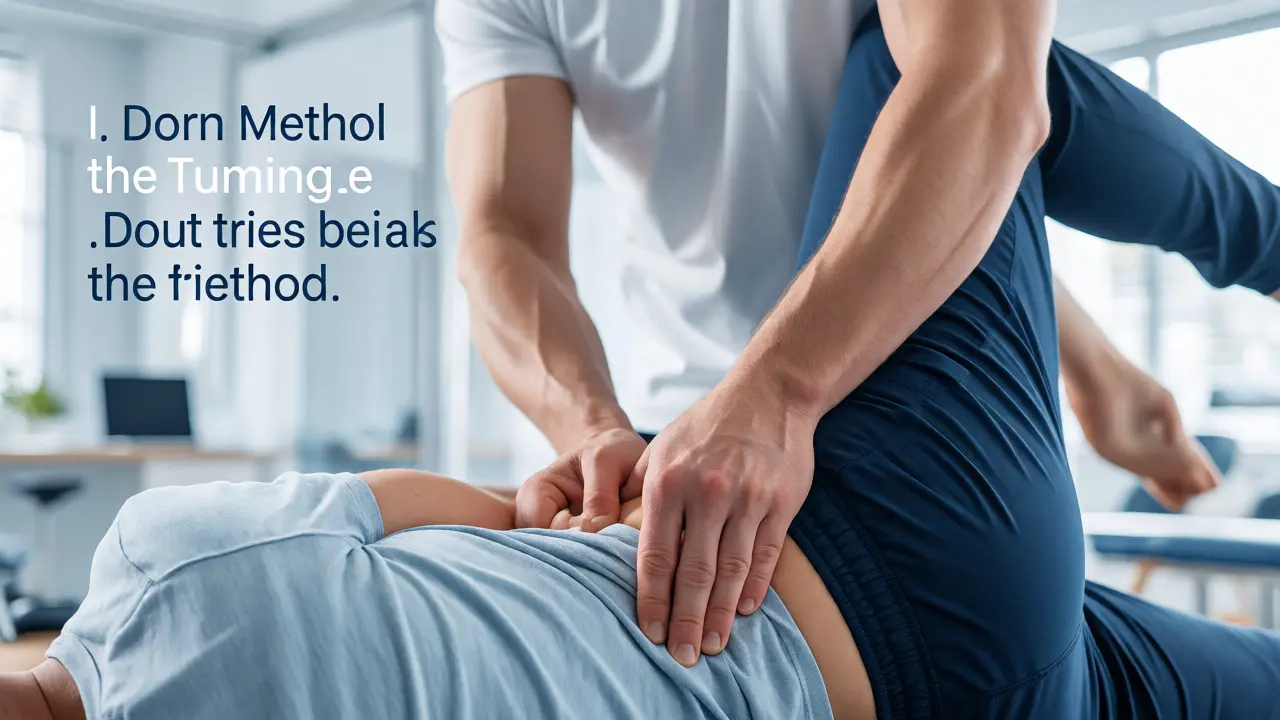 Manuální terapie bederní páteře pomocí Dornovy metody